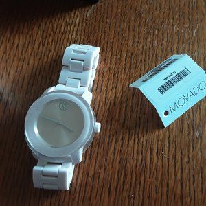 Movado bold blush pink ceramic watch